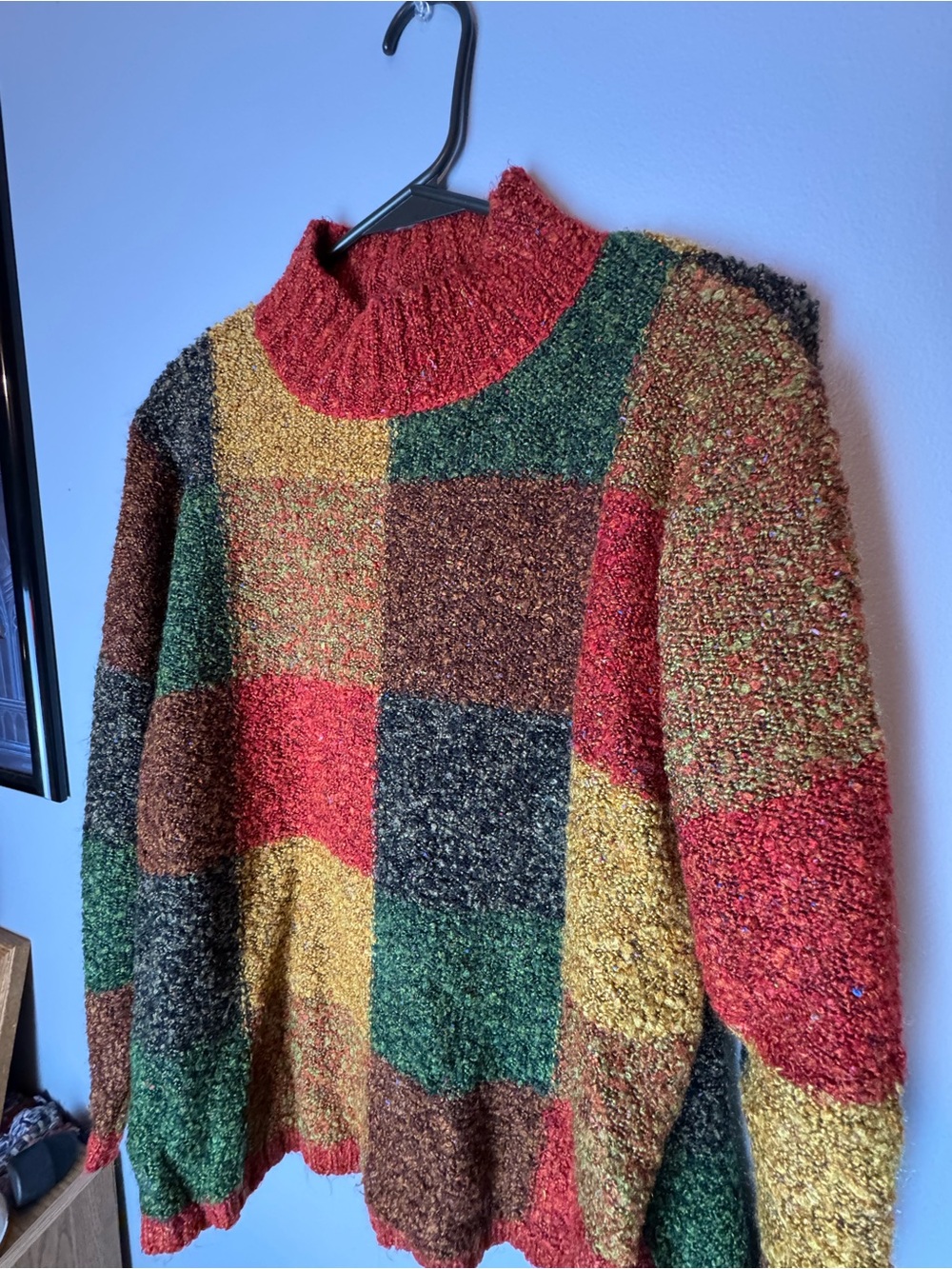 Vintage Patchwork Sweater - Picture 2 of 4